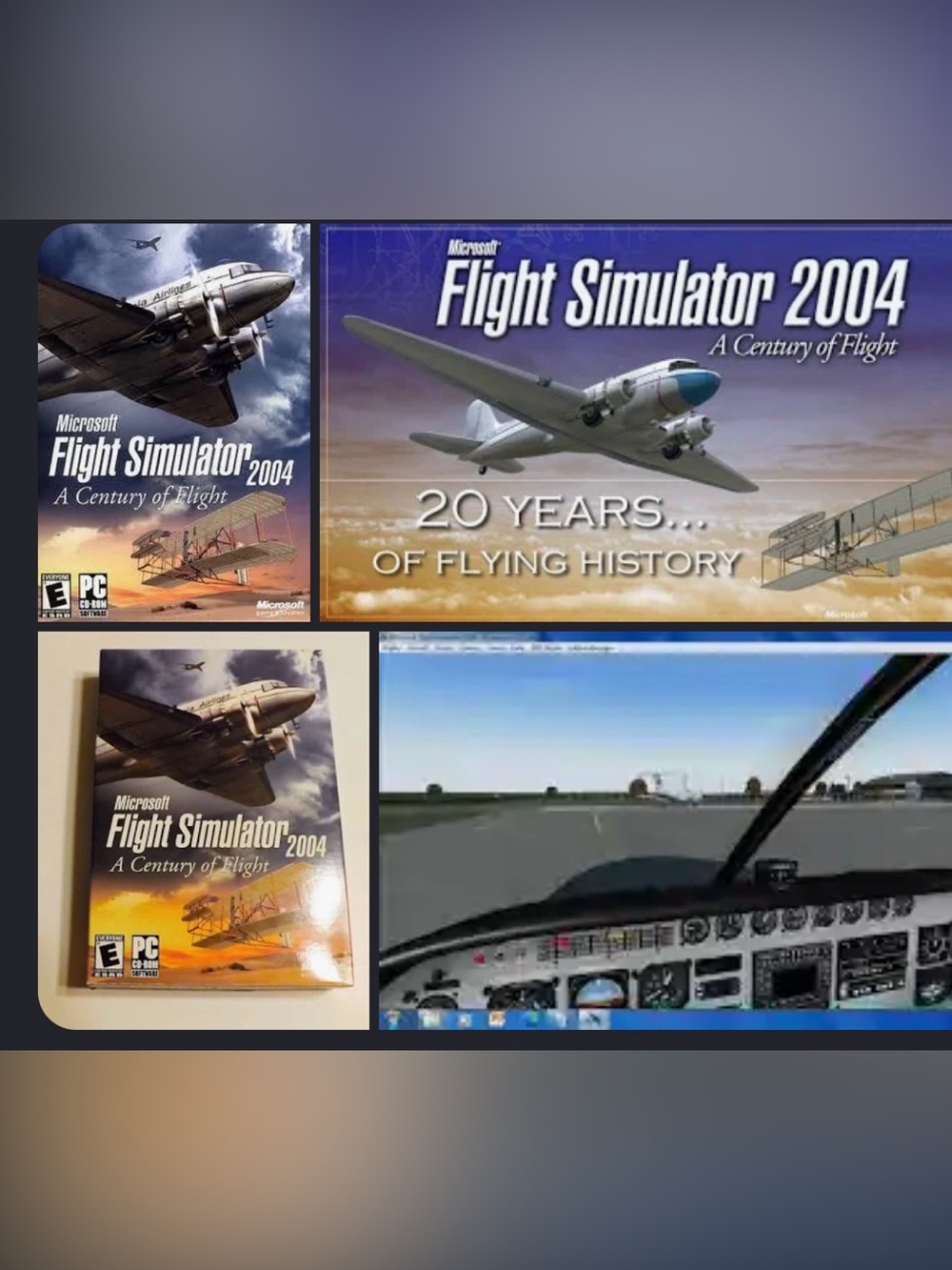 Microsoft Flight Simulator 2004: A Century of Flight – PC CD-ROM Game ✈️🎮